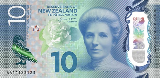 10 ニュージーランド・ドル