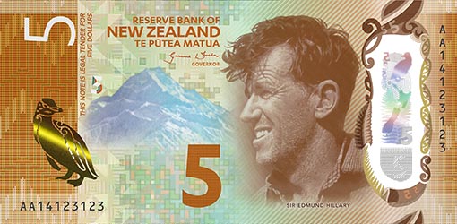 5 ニュージーランド・ドル