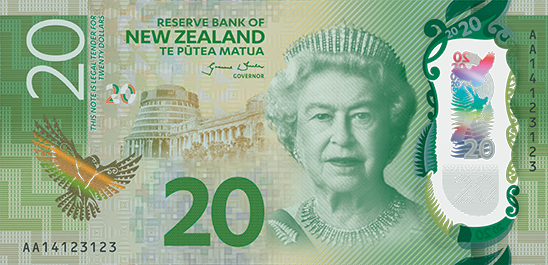20 ニュージーランド・ドル