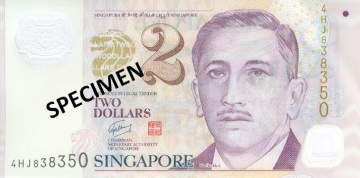 2 シンガポール・ドル
