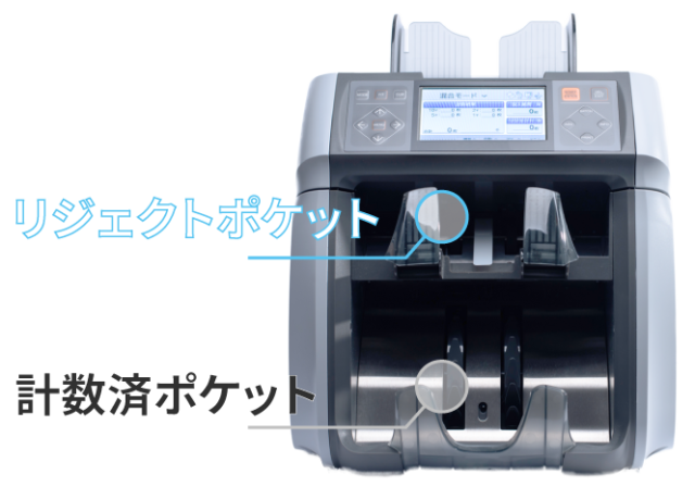 計数の中断が発生しない2ポケット構成