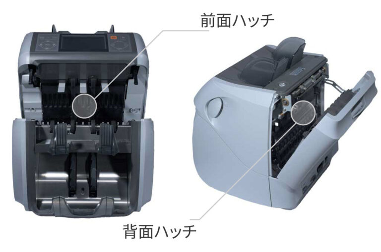 簡単メンテナンスのダブルハッチ機構