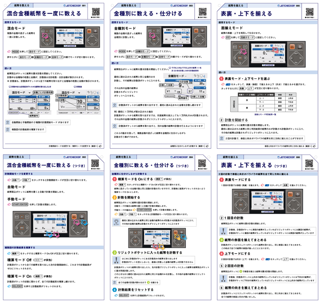 機能別マニュアルカード