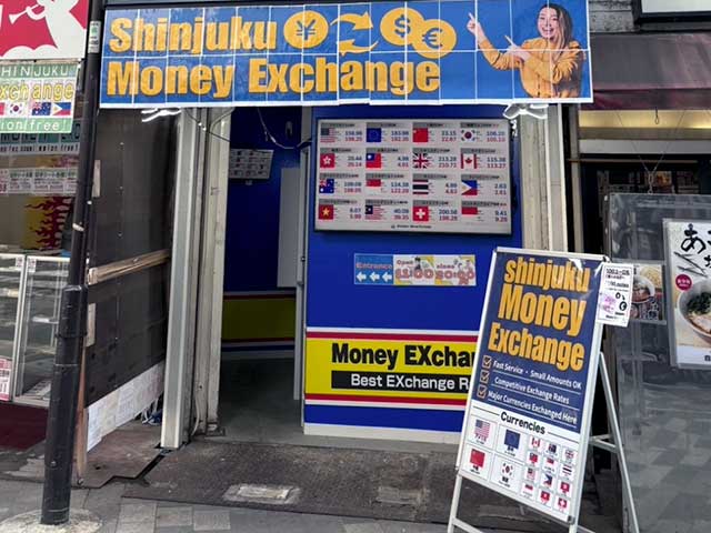 Shinjuku Money Exchange 思い出横丁店 導入事例
